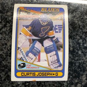 Curtis Joseph Topps 1990 #171 Rookie Hockey card!!!